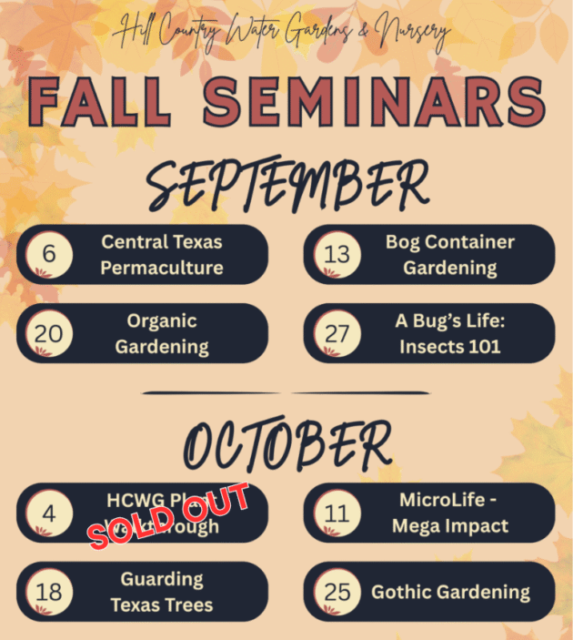 seminars sold out